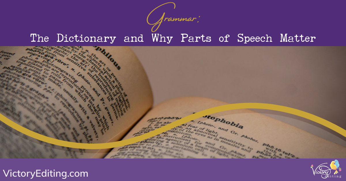 Grammar: The Dictionary and Why Parts of Speech Matter