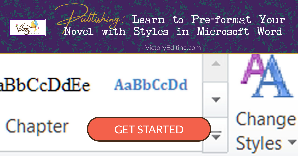 Publishing: How to Pre-format Your Novel with Styles in Microsoft Word