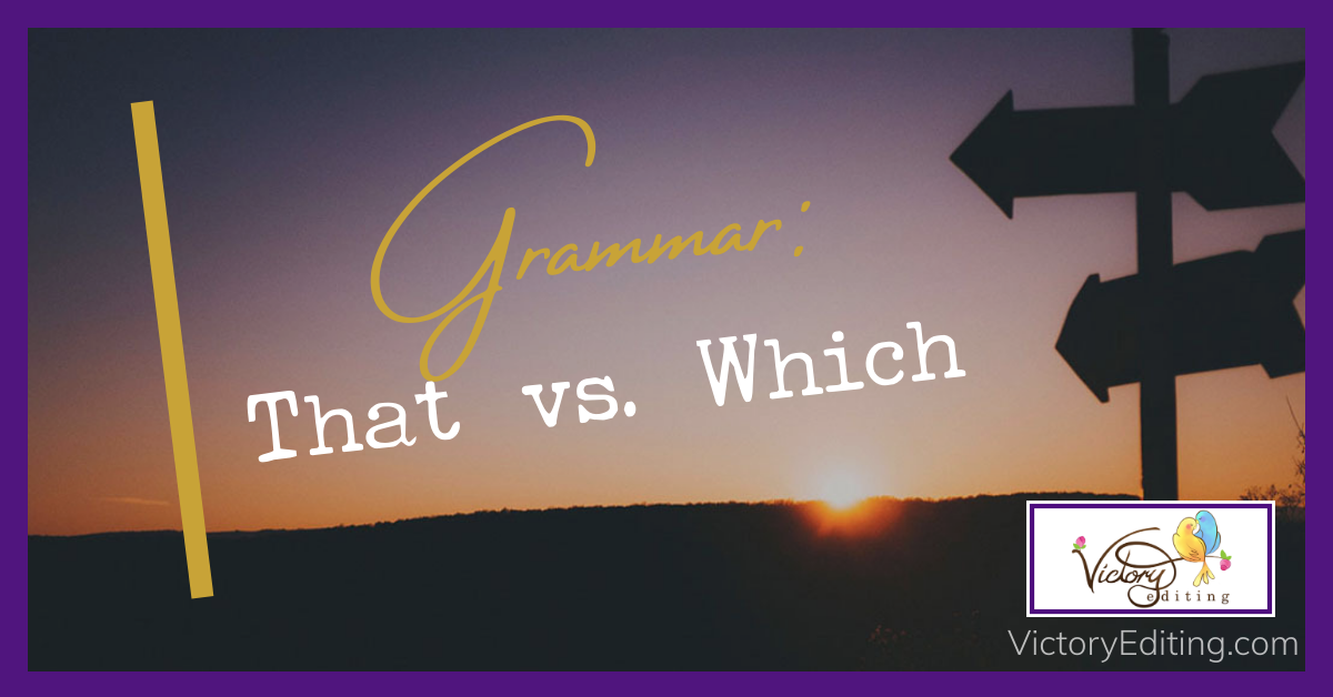 English Grammar That Vs Which