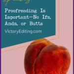 Writing Publishing Importance of Proofreading